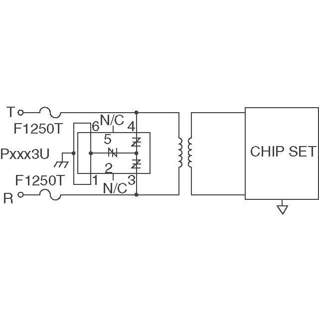P2353UCRP Littelfuse Inc. TVS - Thyristoren